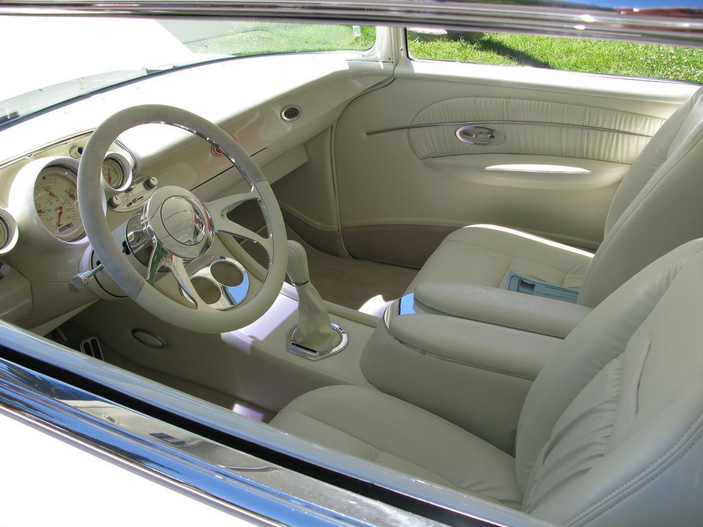57 Chevy Belair Custom Leather Interior
