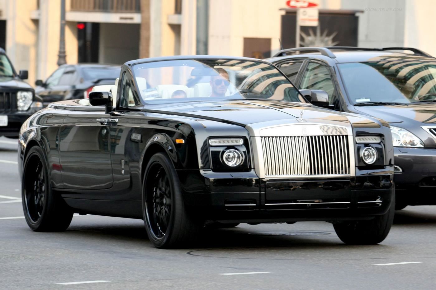 David Beckham's Rolls Royce DropHead Coupe