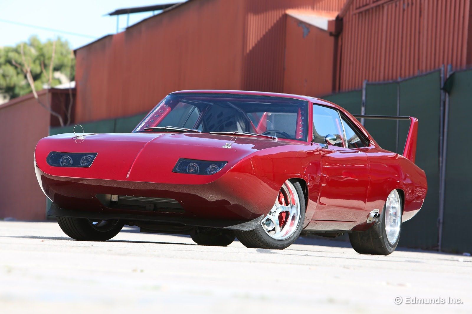 Red 1969 Dodge Charger Daytona