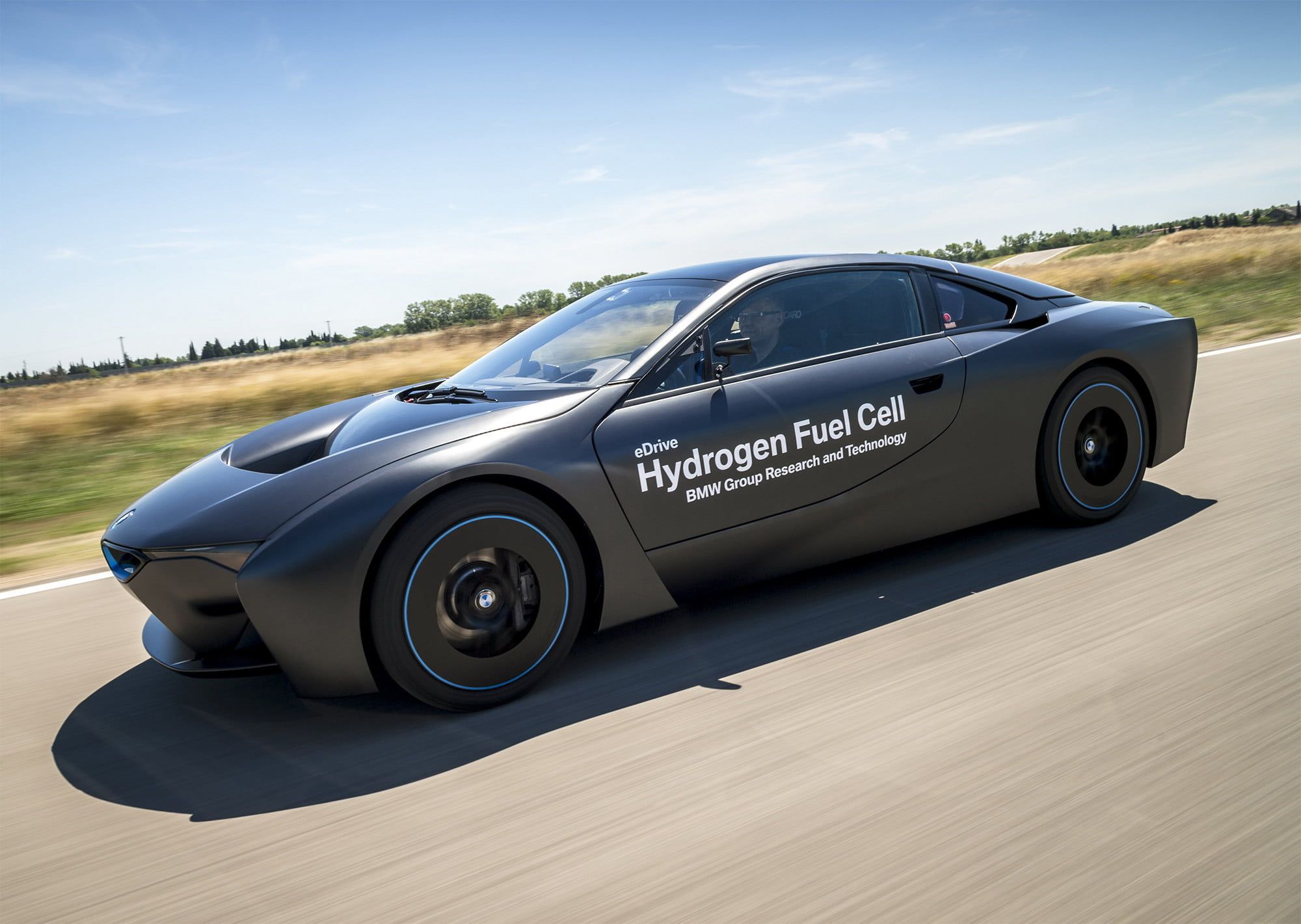 Hydrogen-powered test vehicle