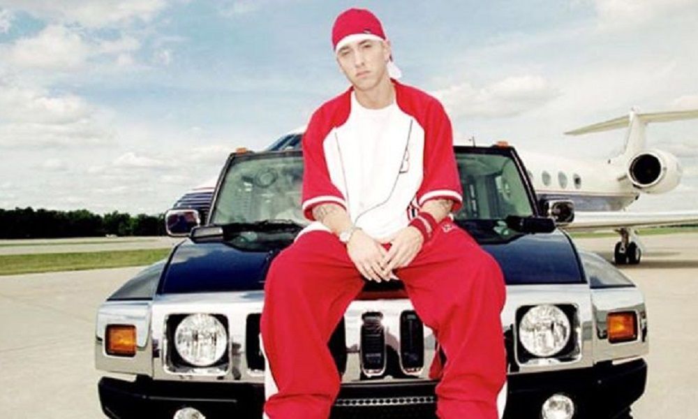 Eminem Sitting On Hummer