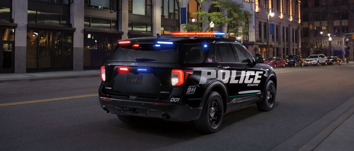 Ford Interceptor police car sirens