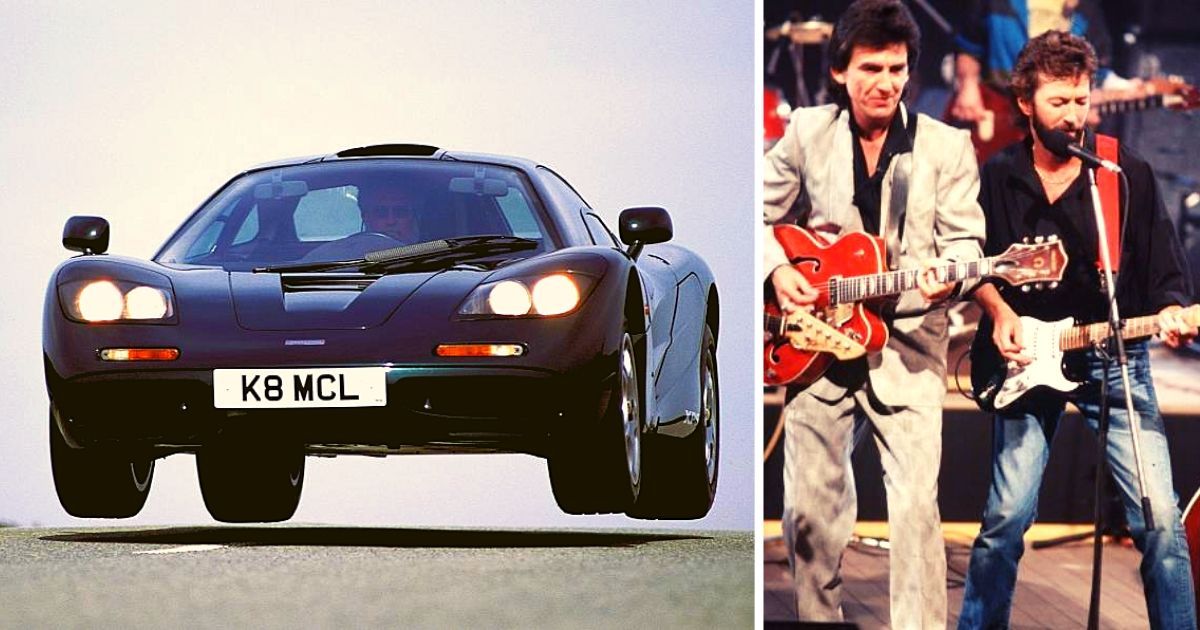 George Harrison's McLaren F1 Eric Clapton Couldn't buy sportscar performance purple