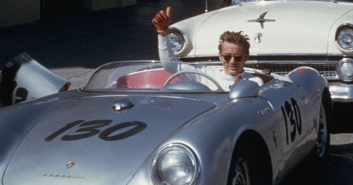 James Dean in Porsche