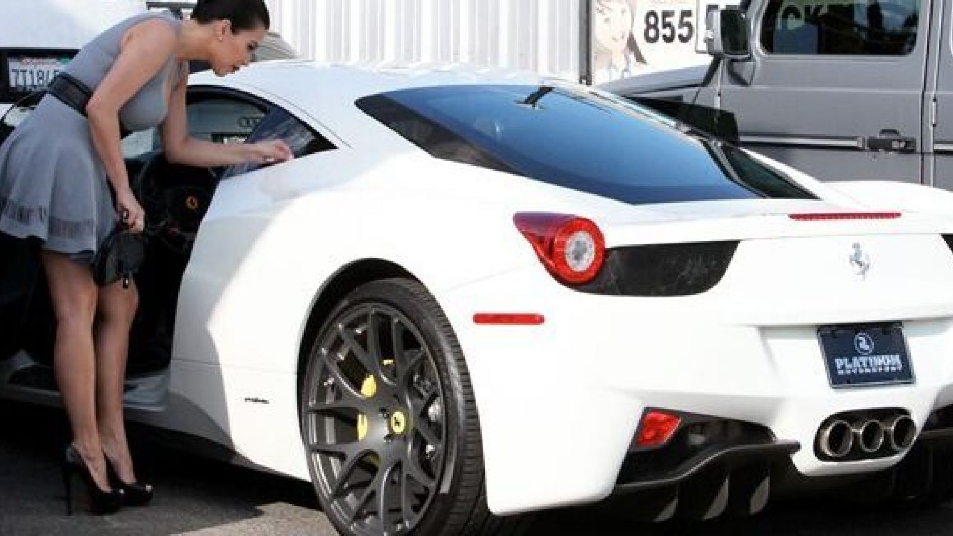 Kim Kardashian - Ferrari 458 Italia