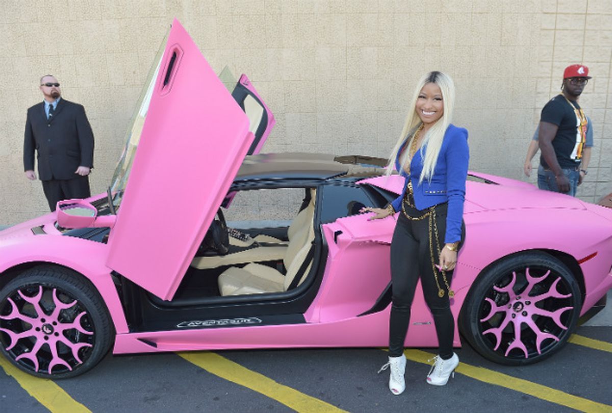 Nicki Minaj's Pink Lamborghini Aventador
