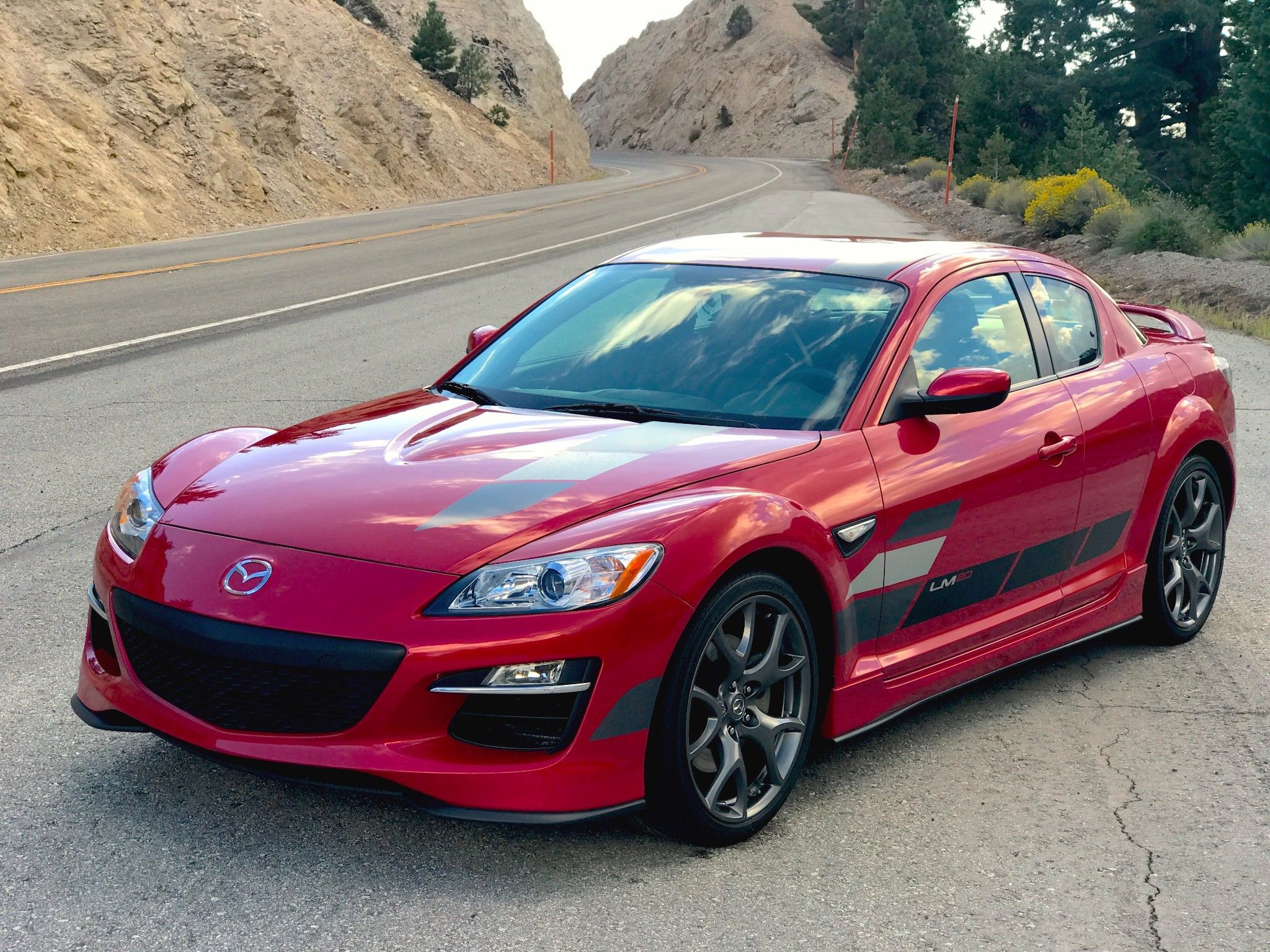 Red Mazda RX8 - Front