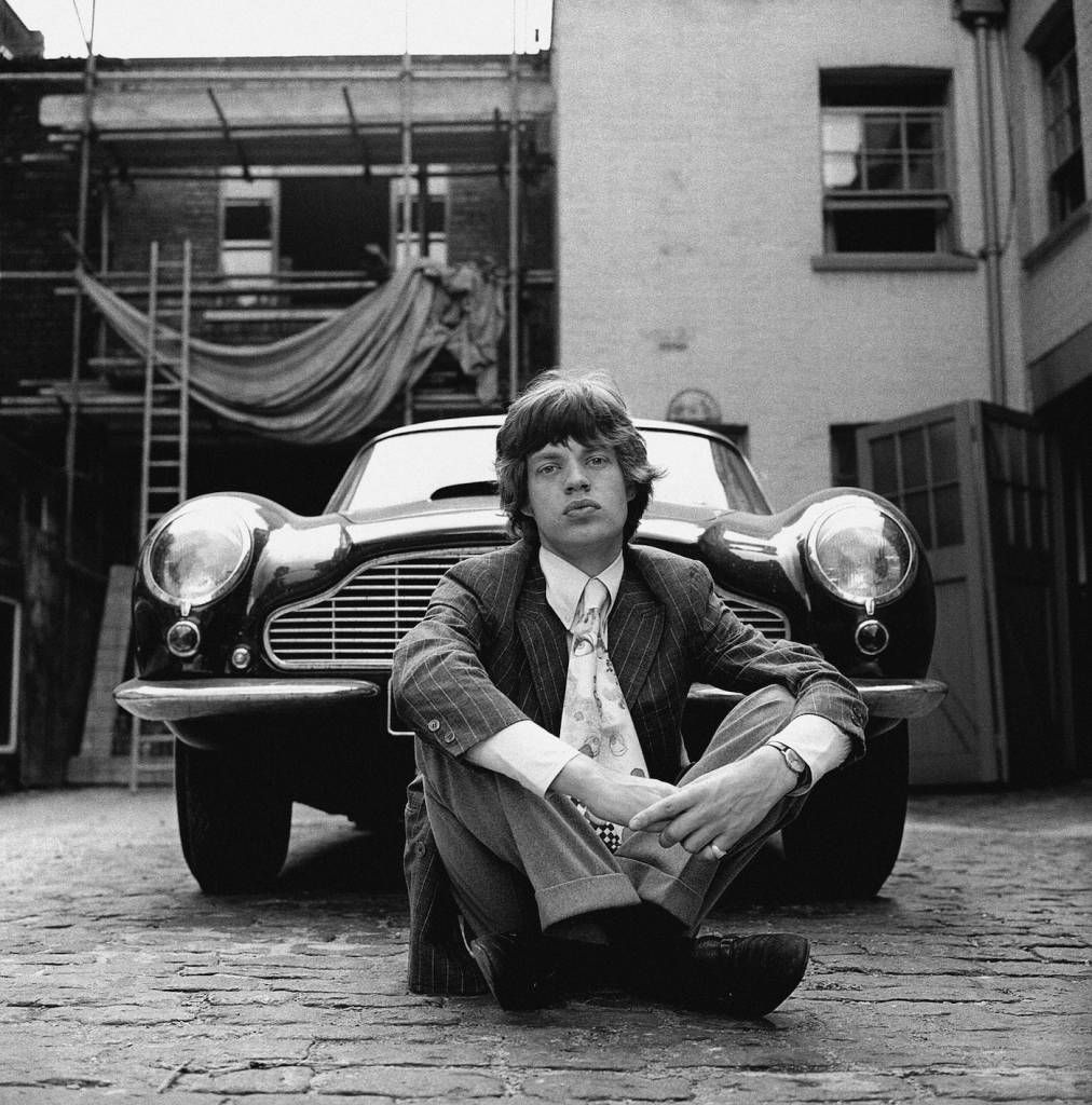 Mick Jagger 1965 Aston Martin DB6