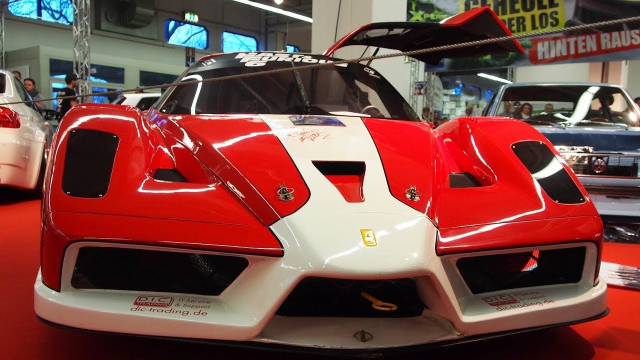 Relica Ferrari FXX at a convention