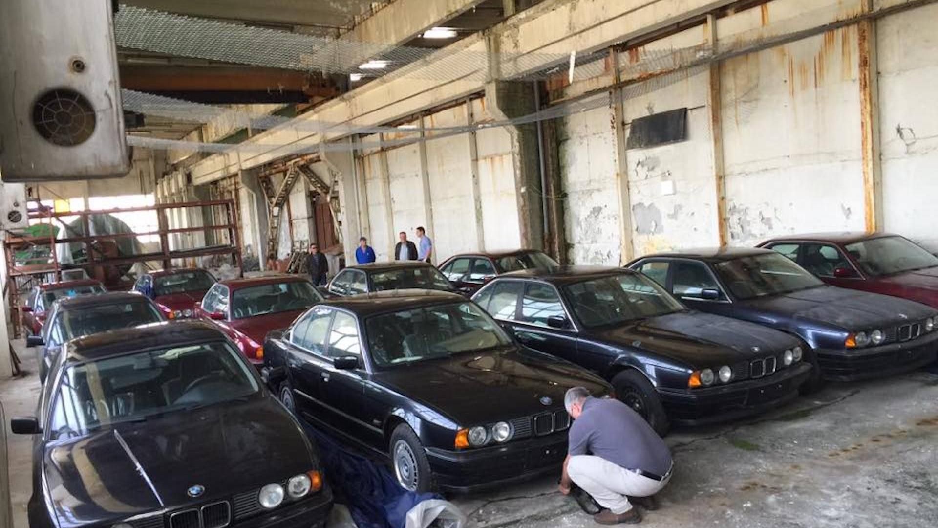 BMW E34s in Bulgarian warehouse