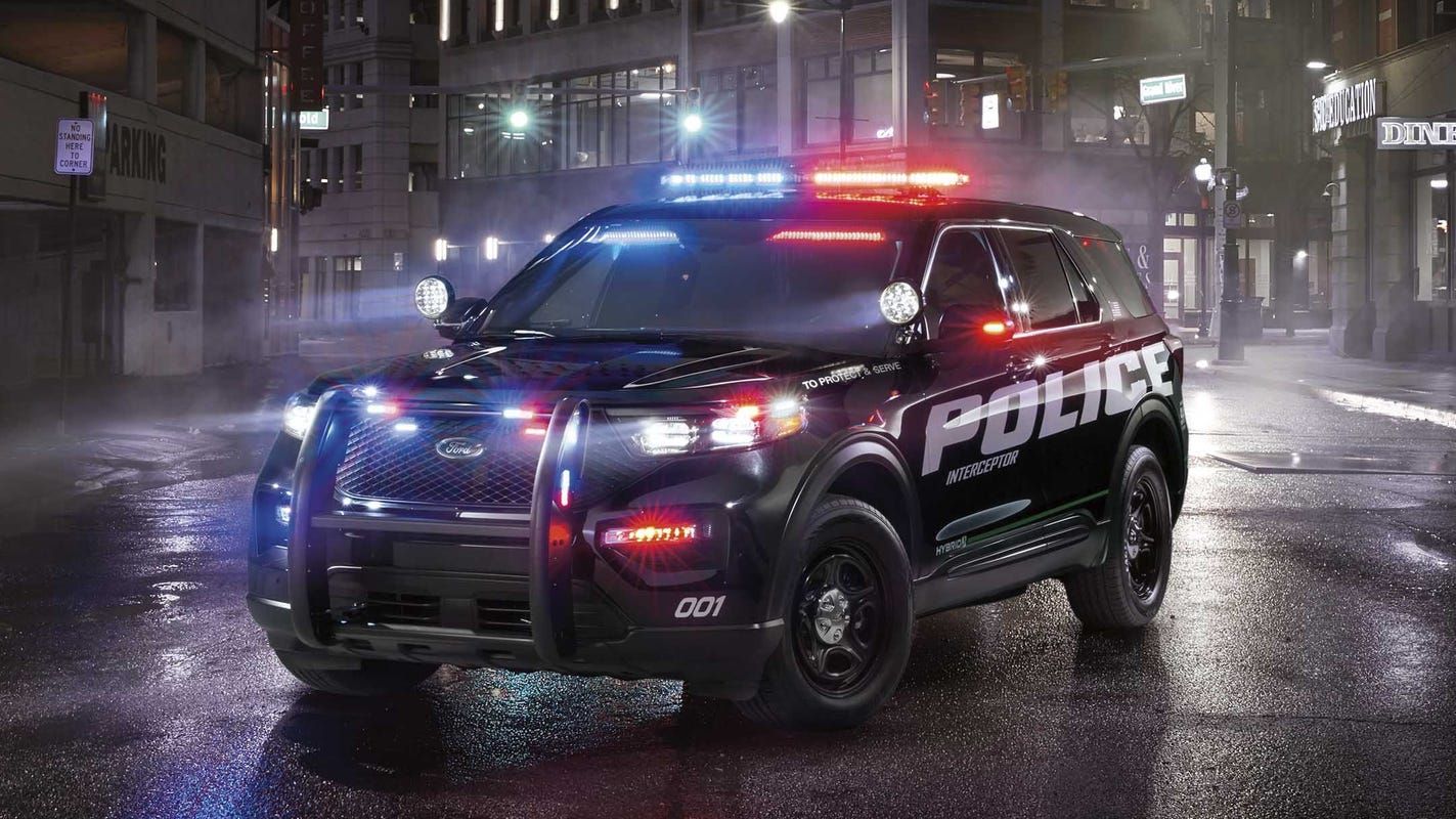 2020 Ford Police Interceptor full view sirens