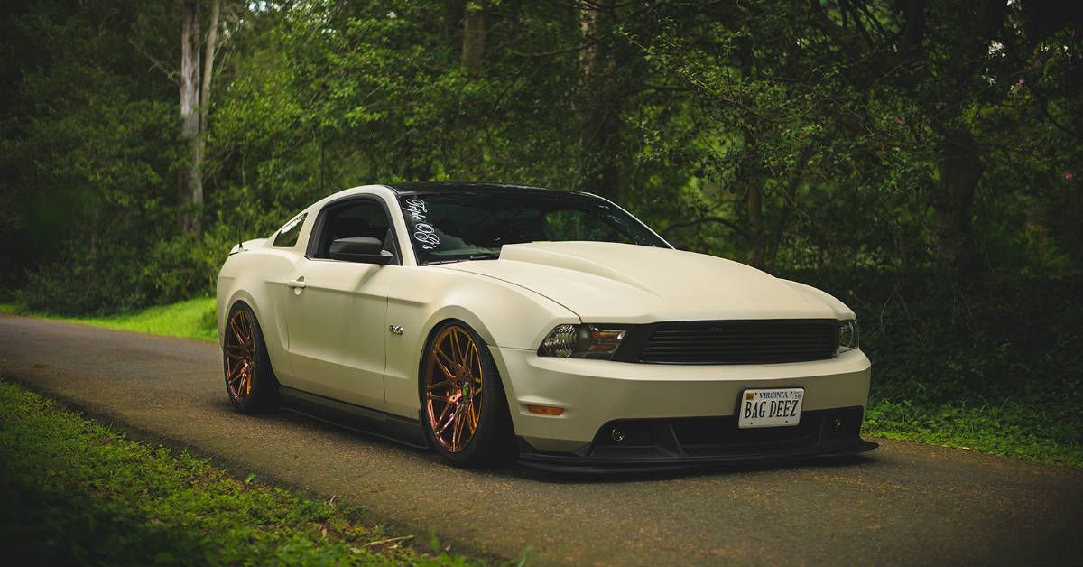 Stanced Mustang