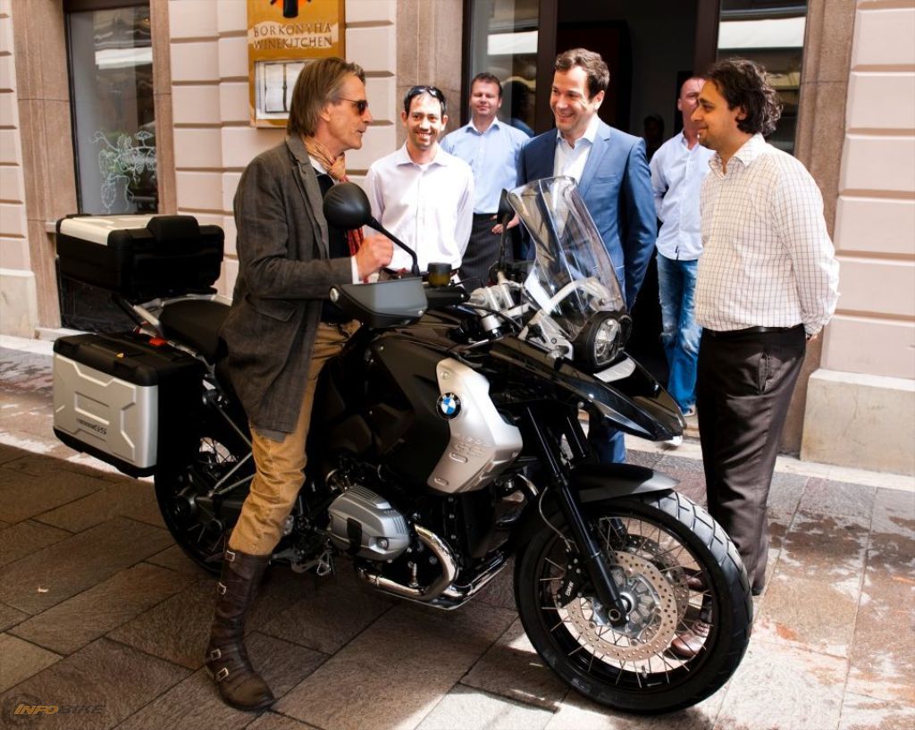 jeremy irons on a motorcycle