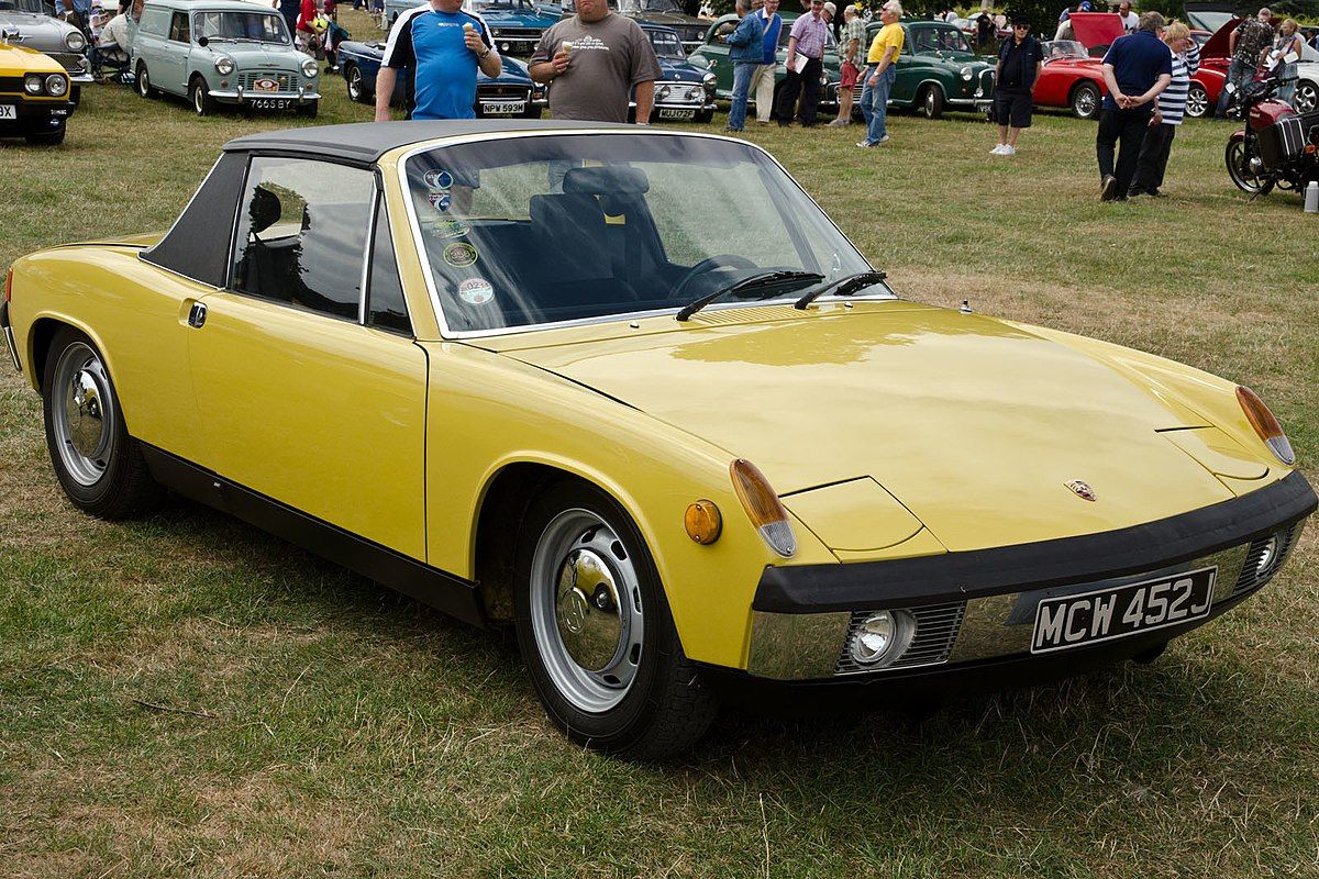 Yellow 1969 Porsche 914
