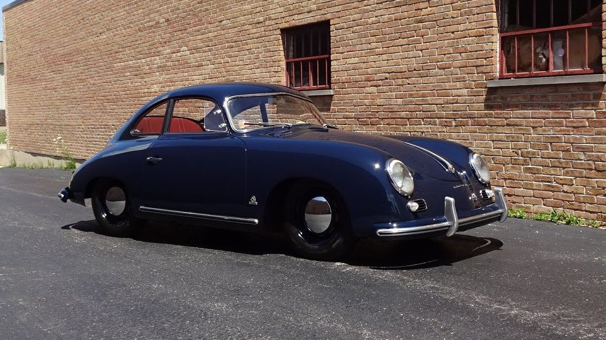 Blue 1954 Porsche 356