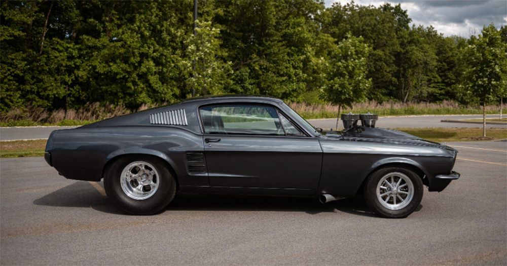 1967 Ford Mustang Pro-Street side