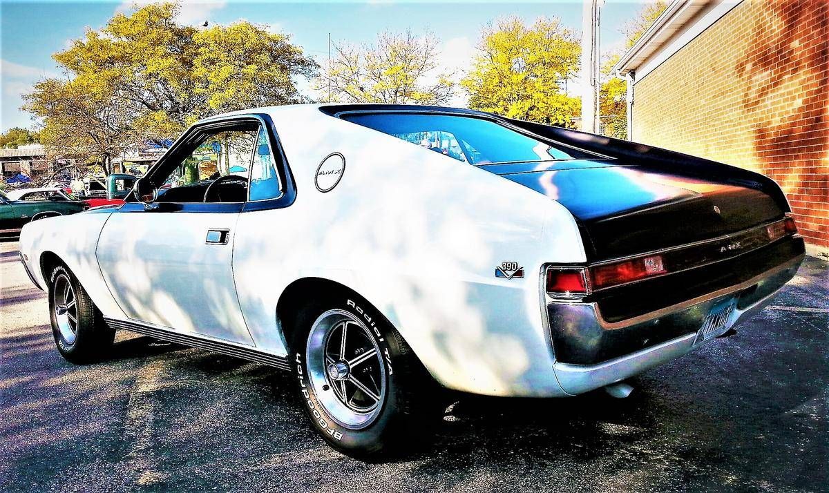 A pristine 1969 AMC AMX with GO PACK options