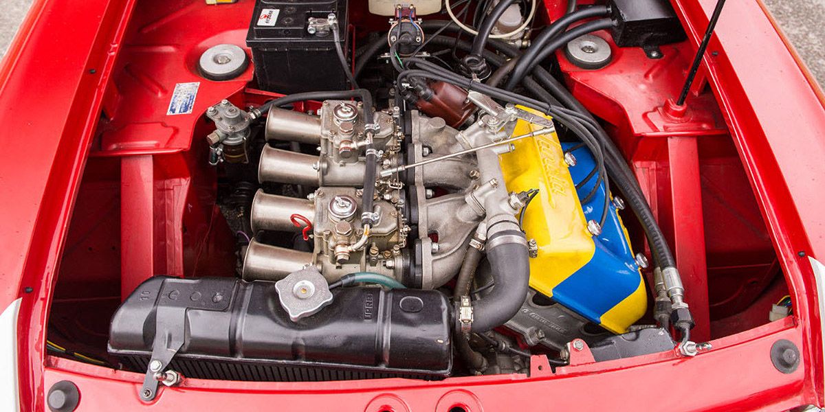 Under The Hood Of The 1970 Lancia Fulvia's Is A V4 Powerplant