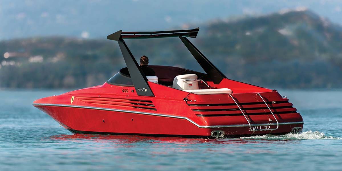 1990 Riva Ferrari 32 Was An Impeccable Blend Of Luxury And Speed
