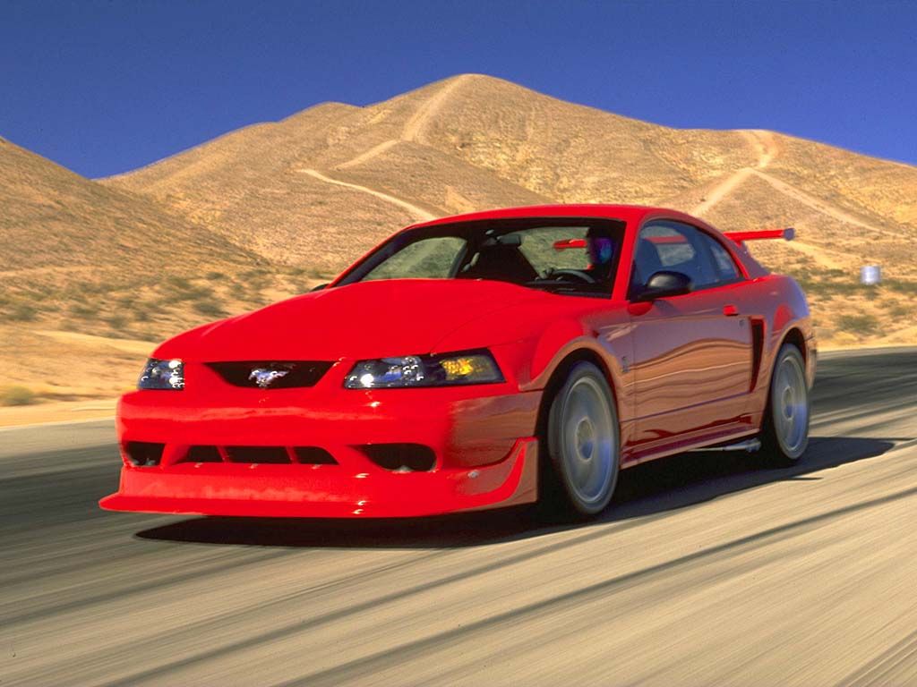 2000 Ford Mustang SVT Cobra R Front 3/4 View