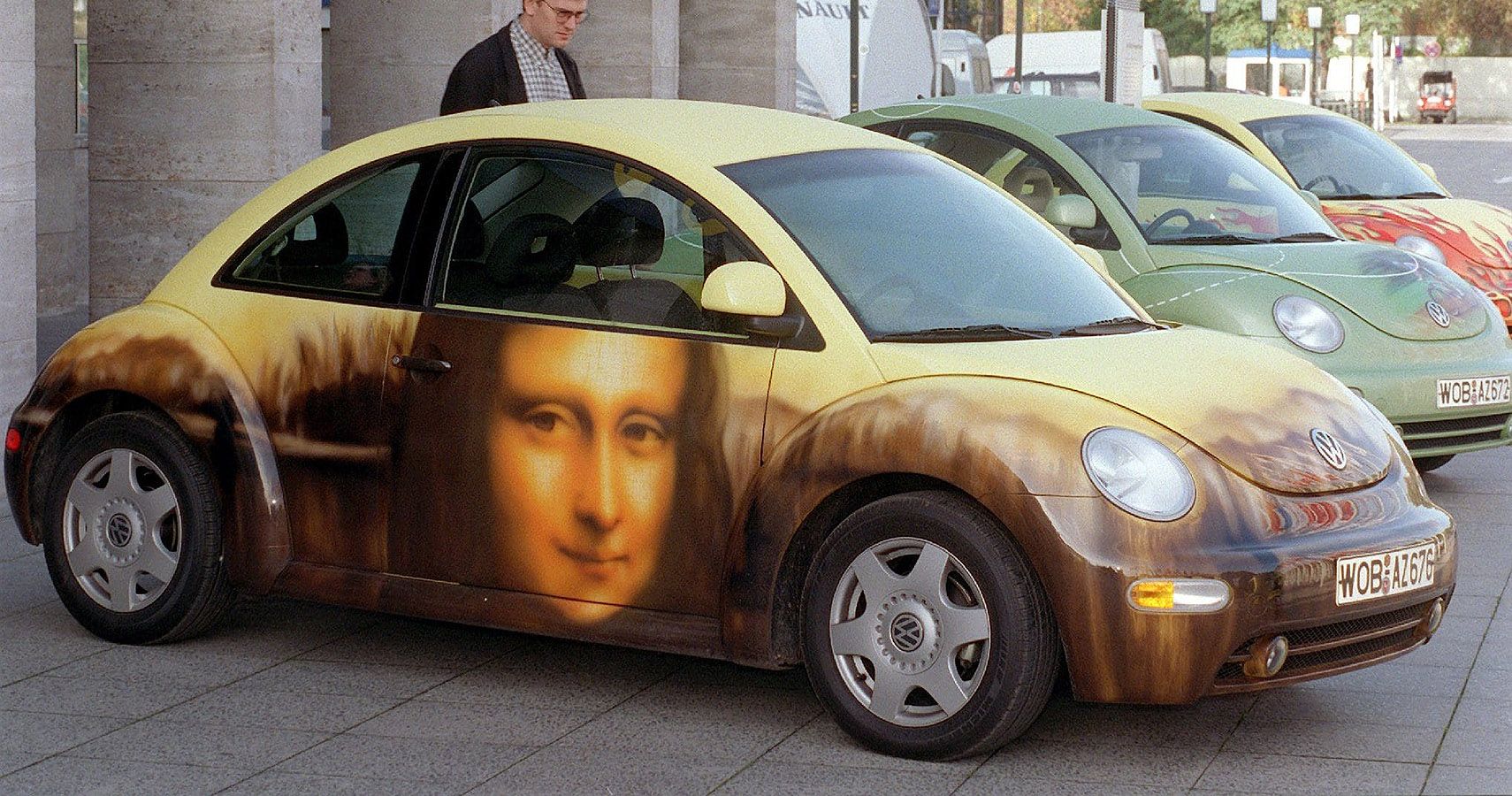 Volkswagen Beetle Mona Lisa: Egad!