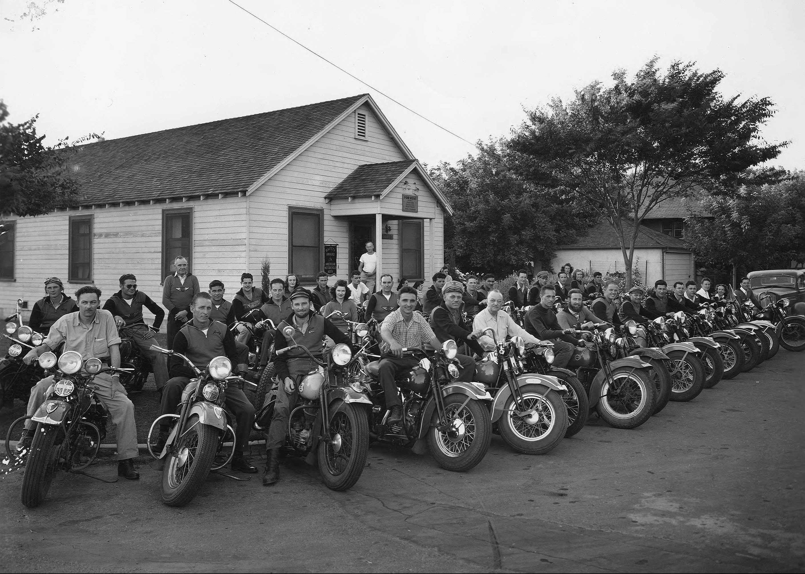 Capital City Motorcycle Club, 1948 Sacramento