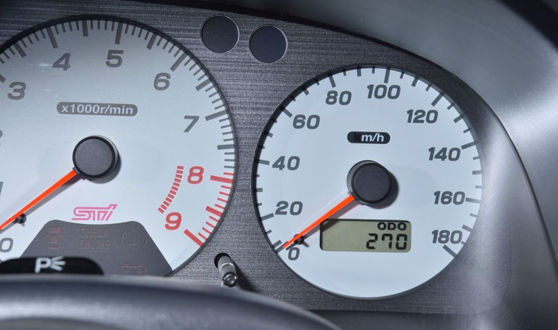 1998 Subaru Impreza 22B For Sale - Odometer