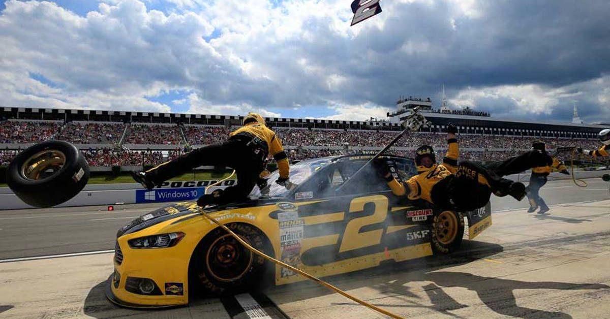 NASCAR Pit Crew accident