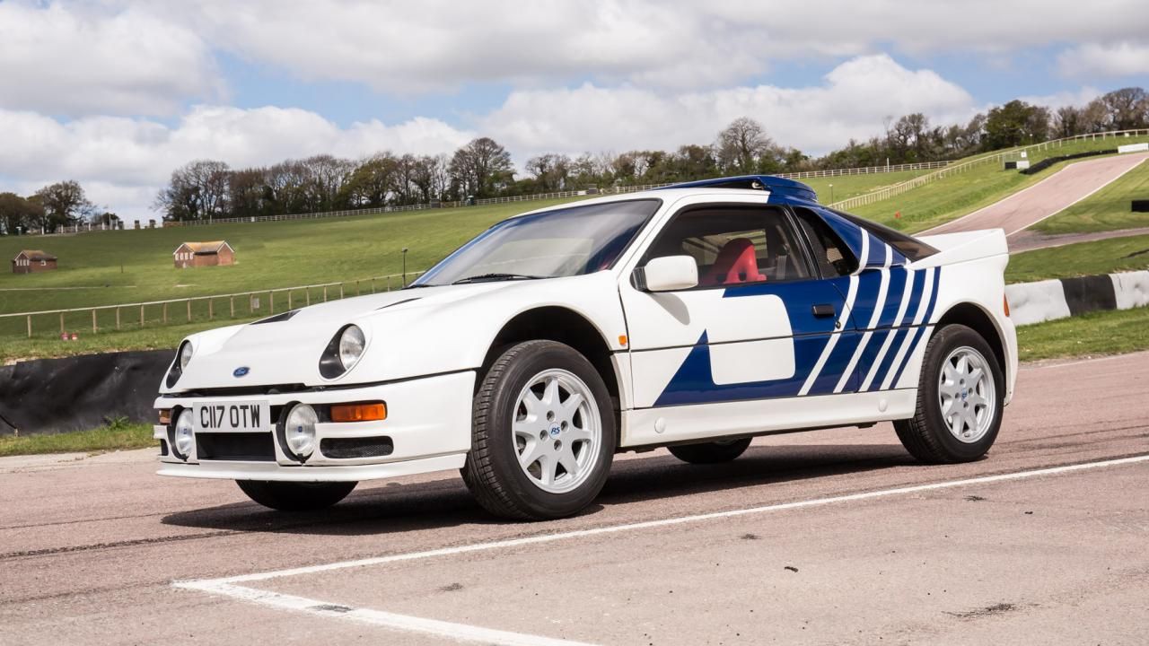 A race ready Ford RS200