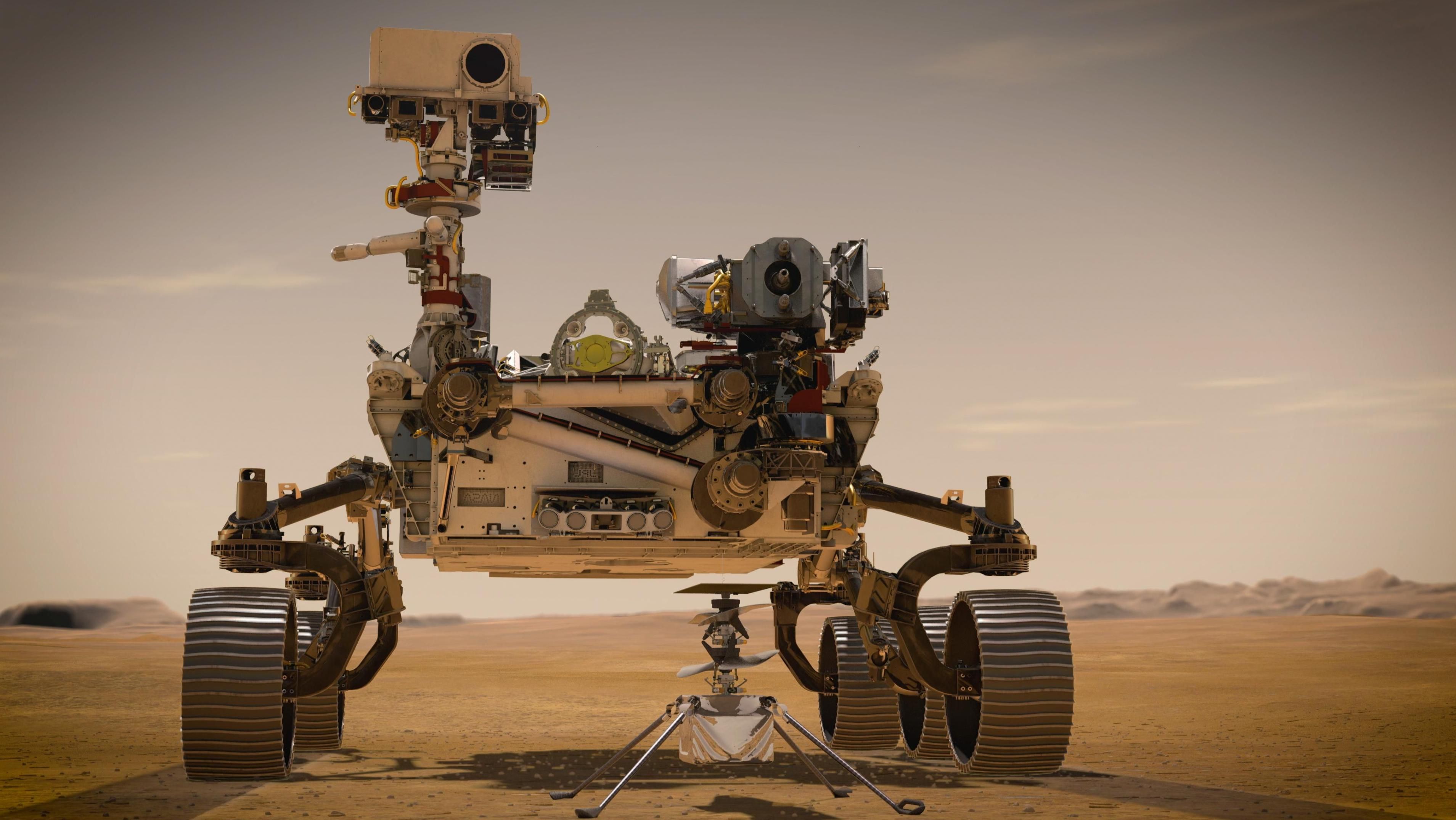 NASA Mars Ingenuity Helicopter Perserverance Rover Space Exploration Tech