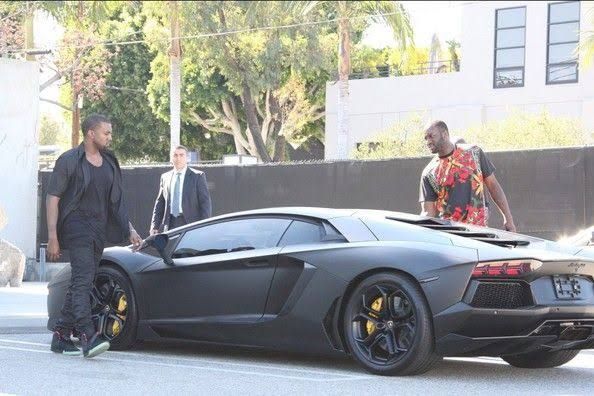 Kanye West's Lamborghini Aventador