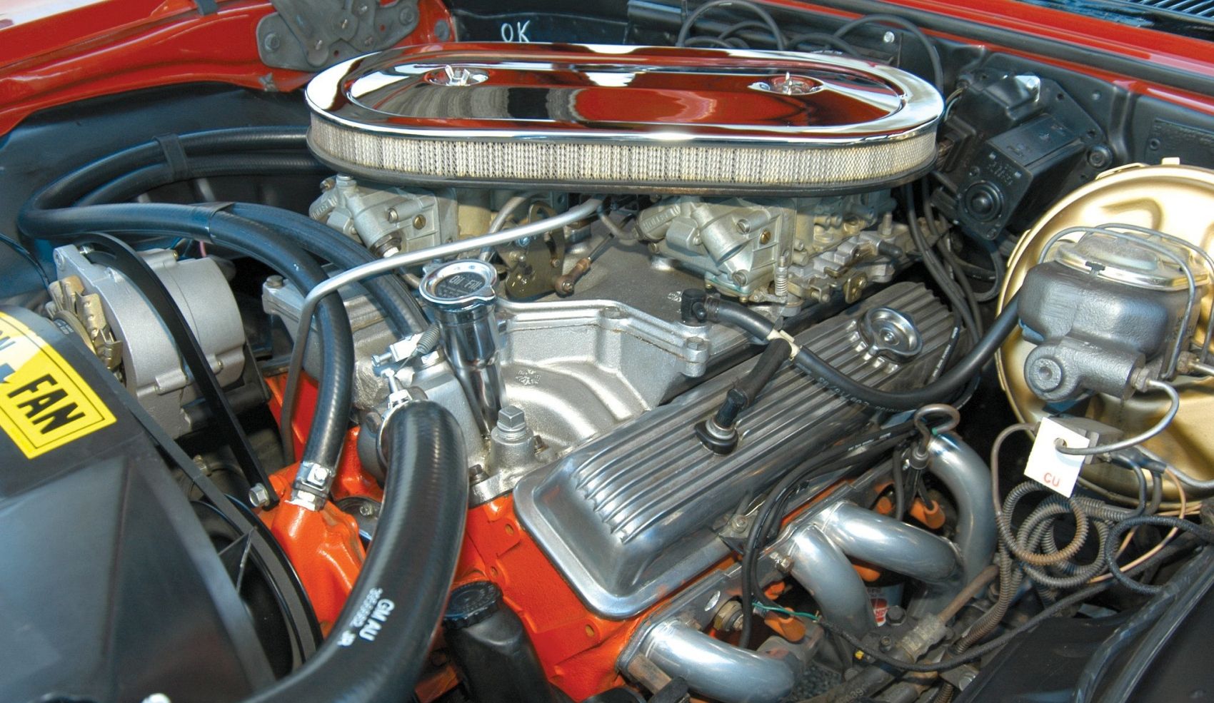 1969-Z28-Camaro-302-V8-Engine with Cross-Ram-Package