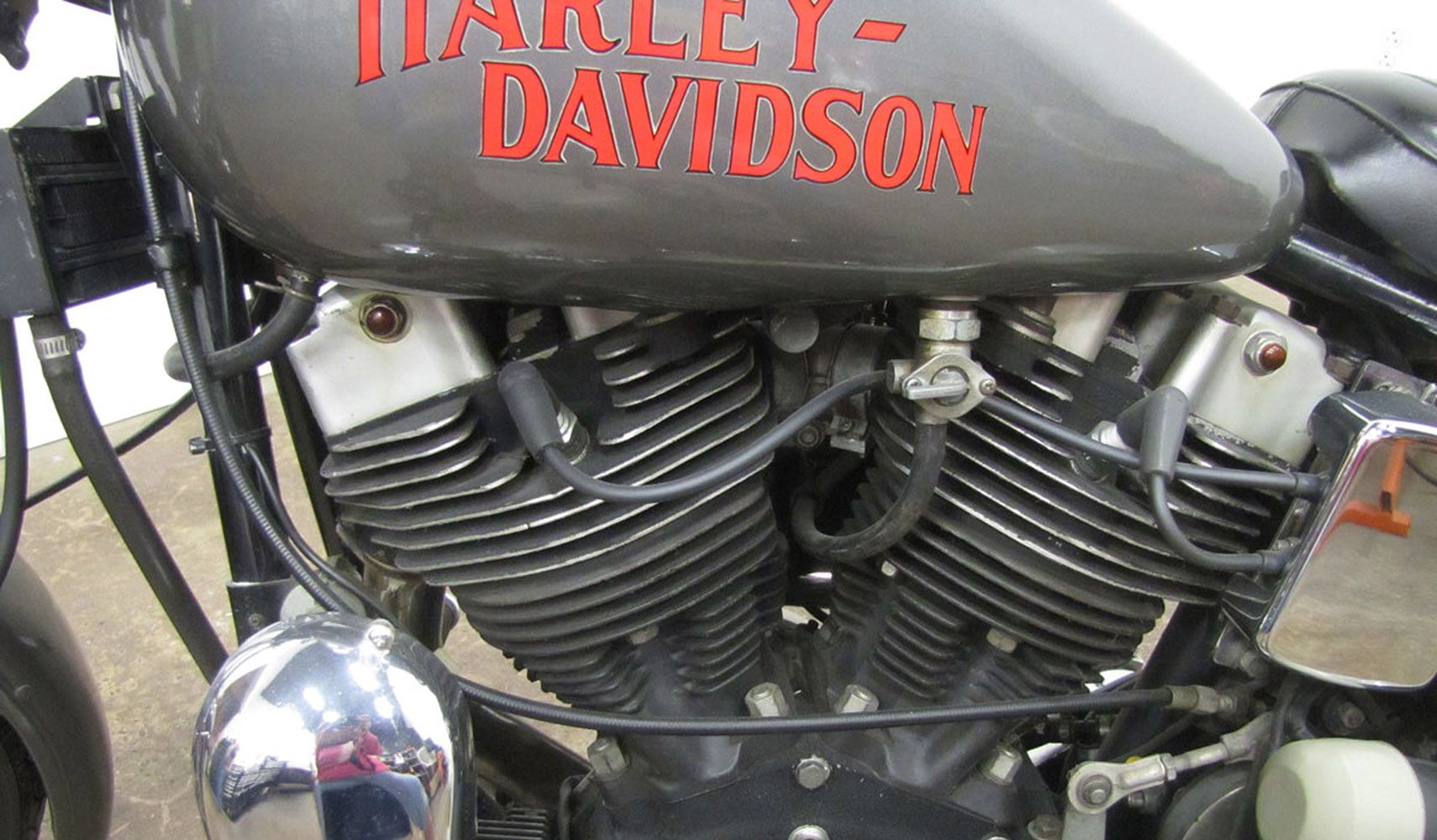 1977 Harley-Davidson FXS Low Rider Engine Area