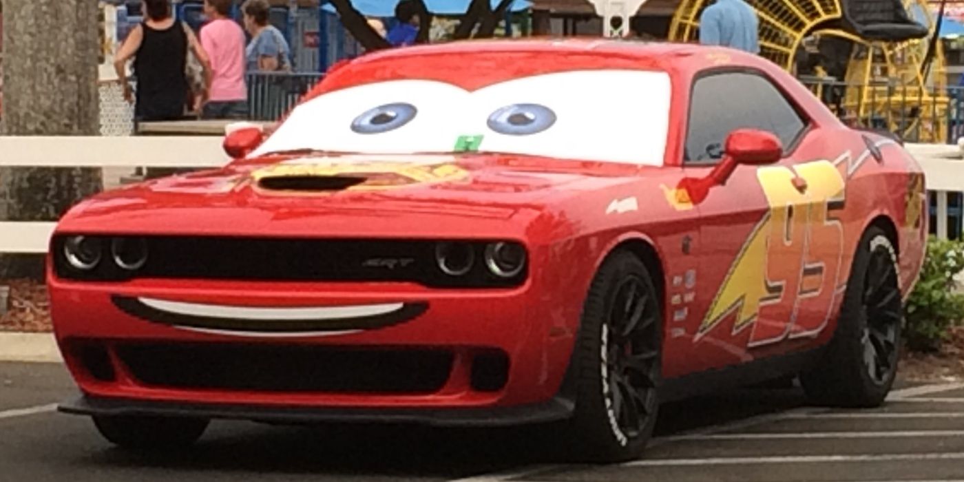 dodge challenger lightning mcqueen