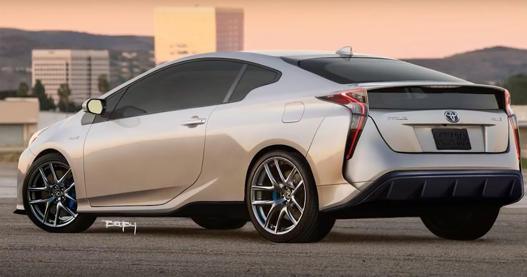Youtube Designer Turns The Toyota Prius Into A Supercar