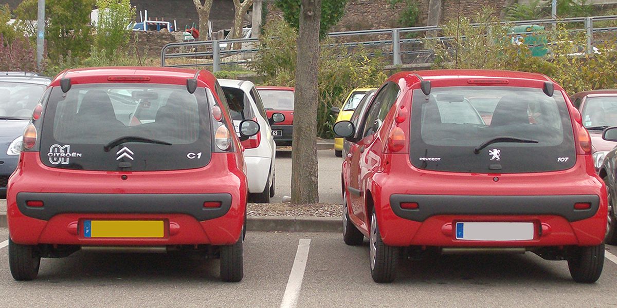 Peugeot 107 And Citroën C1 Were Rebadging Of The Same Car
