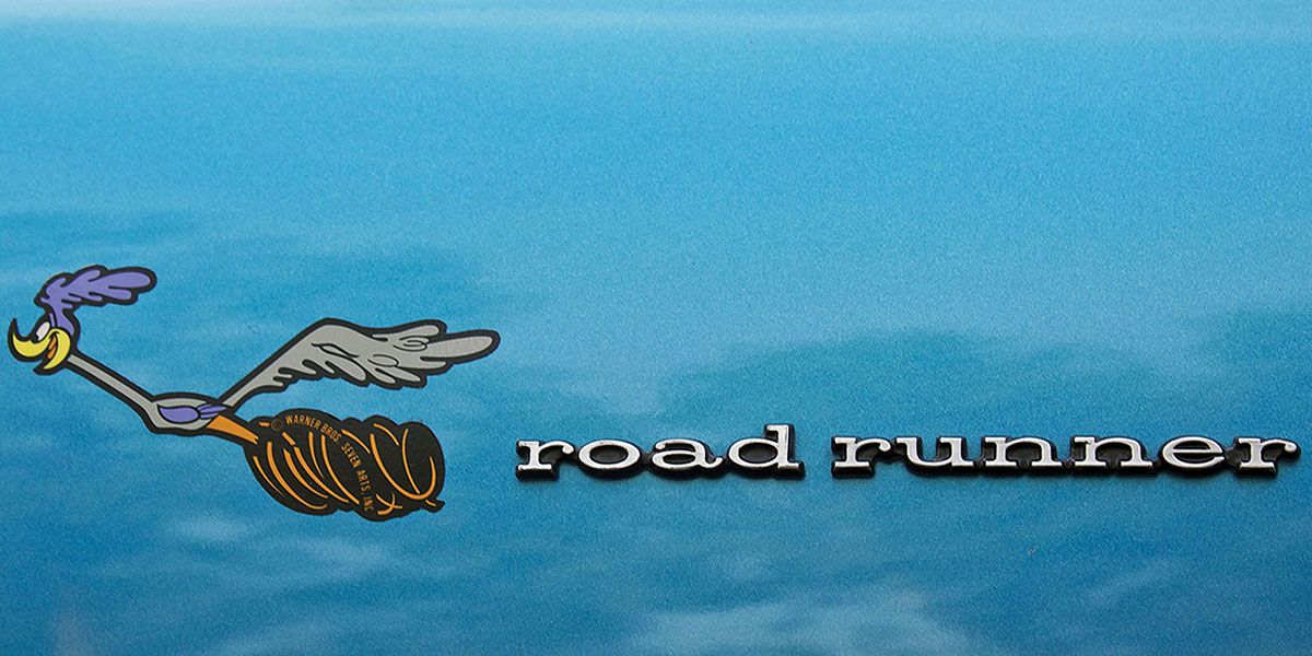 Plymouth roadrunner label