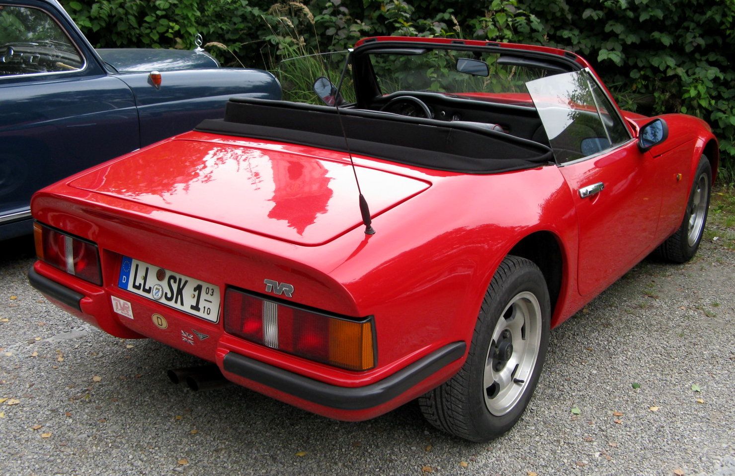 Red TVR S2 rear