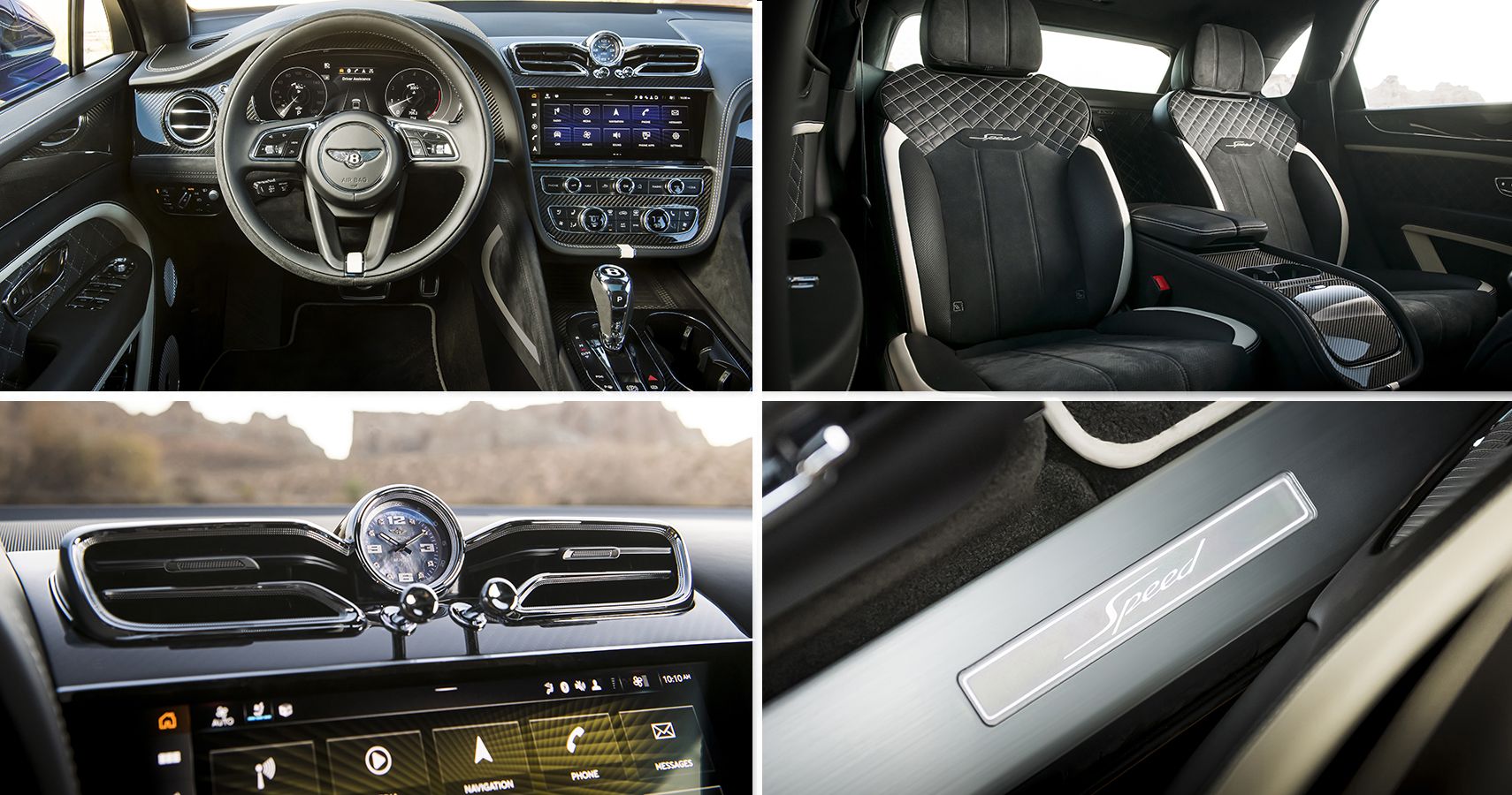 Bentely Bentayga Speed interior details