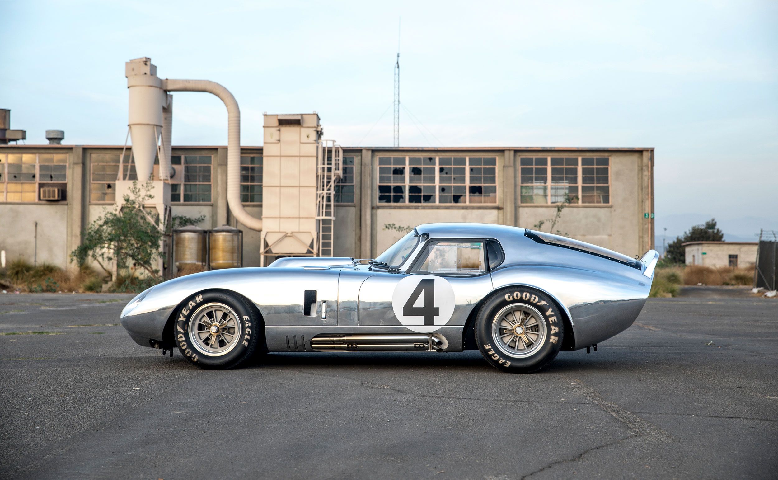 1964 Shelby Cobra Daytona Coupe parked