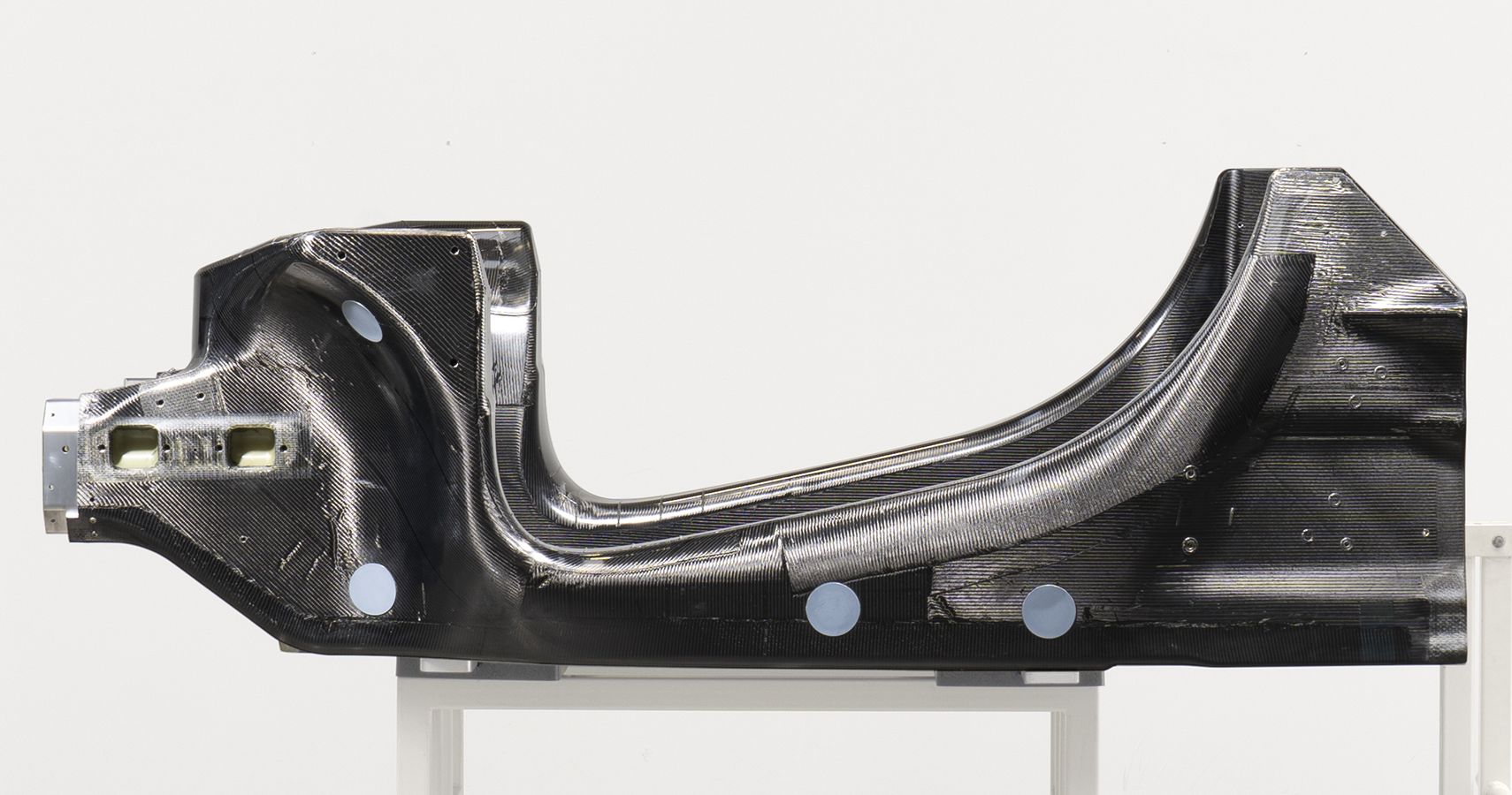 McLaren carbon fiber architecture closeup