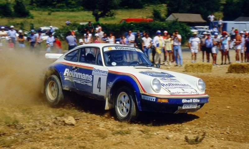 Porsche 911 Group B rally car