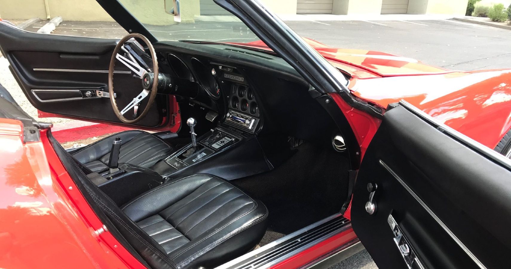 Bring A Trailer: This Shiny Red ‘68 Chevrolet Corvette Sports A Blacked ...