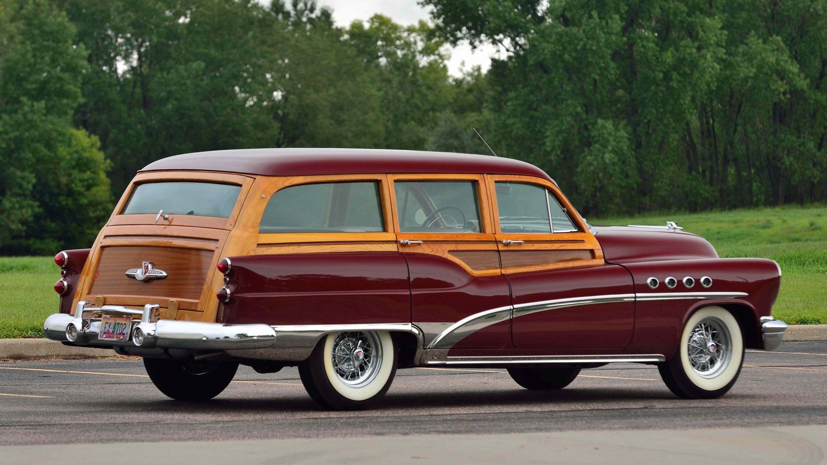 A 1953 Buick Roadmaster Estate, the last of the Woodies