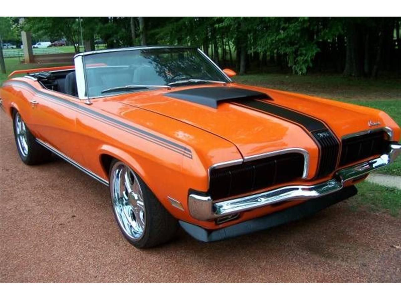 1970 Mercury Cougar XR7 parked outside
