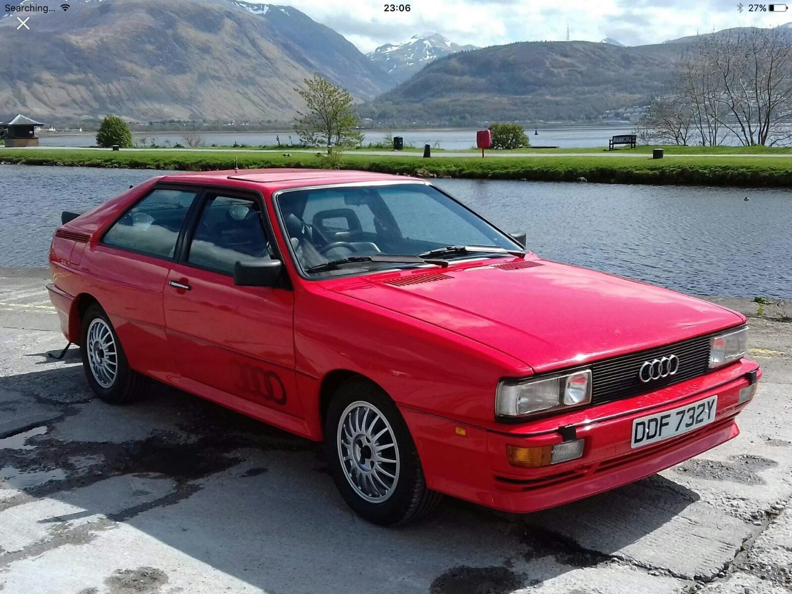 1983 Audi Quattro Coupe red