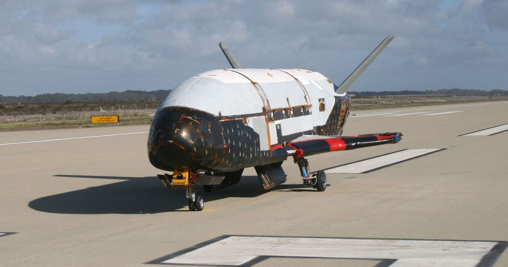 X-37 Orbital Test Vehicle on runway