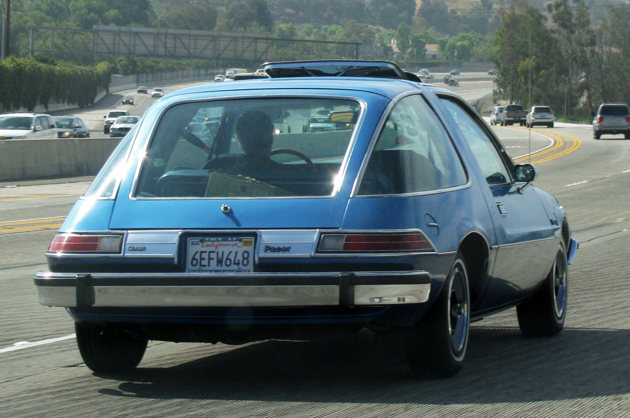 AMC Pacer driving