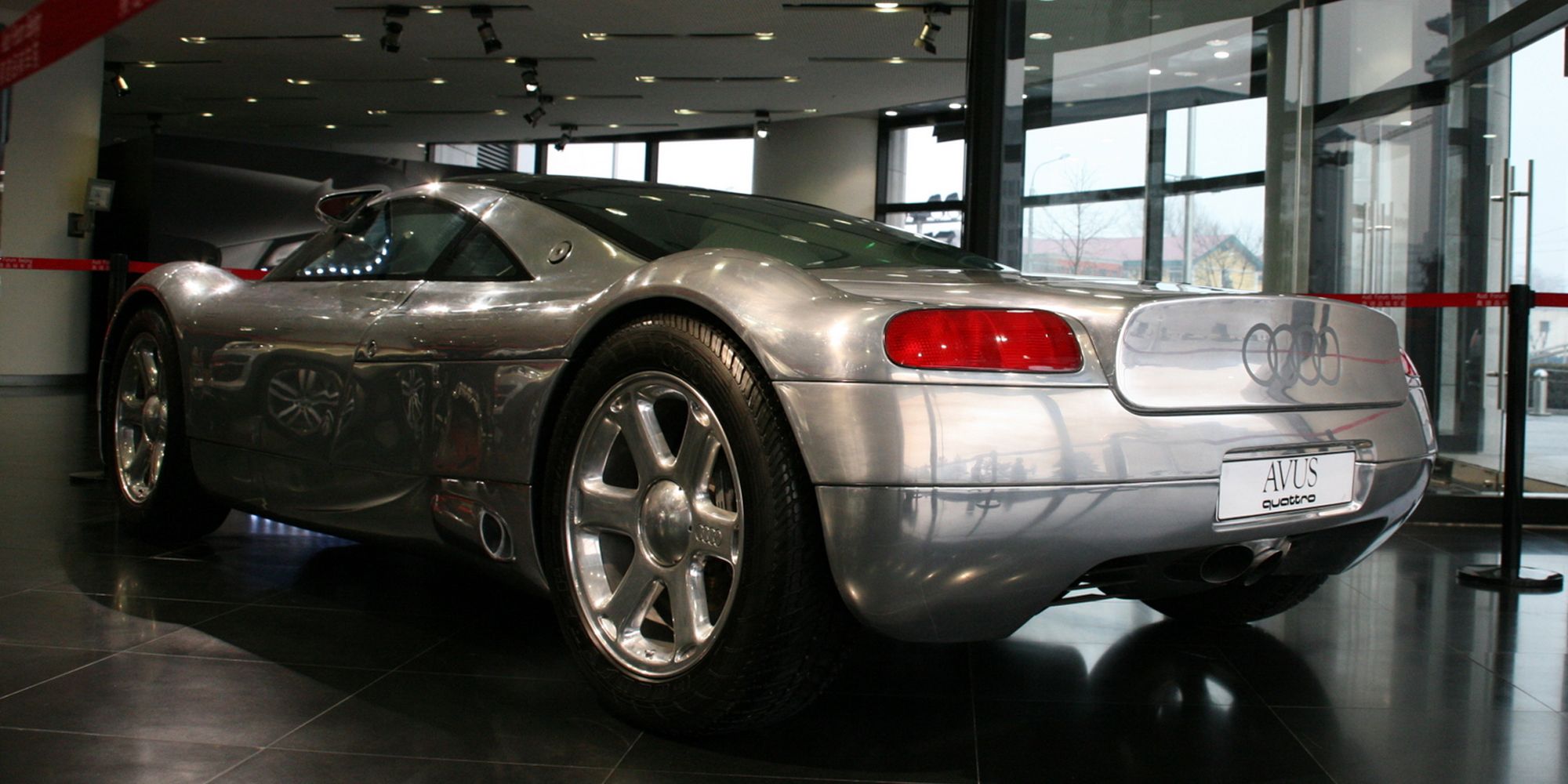 The rear of the Avus Quattro