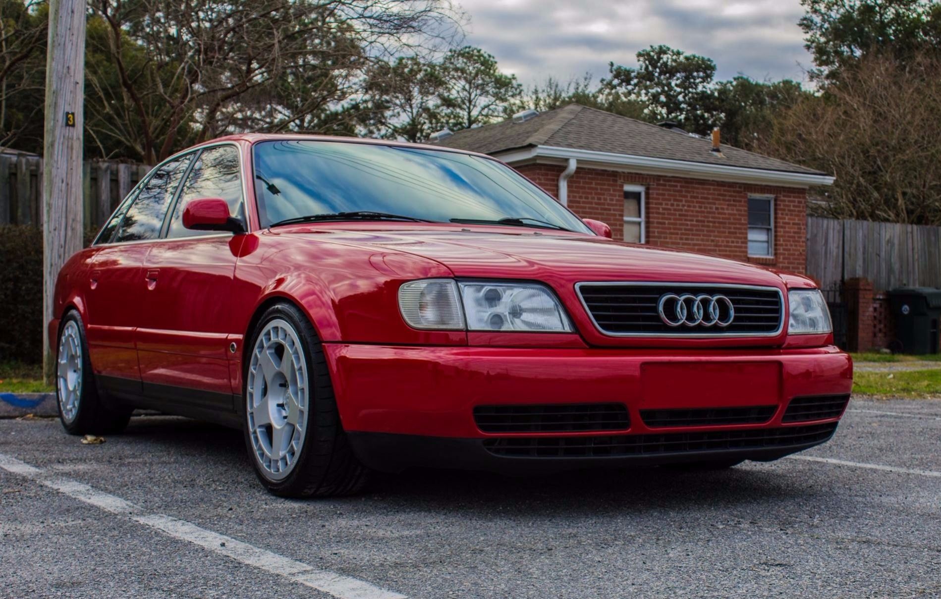 Audi S6 red